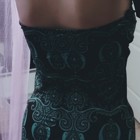 Paisley Asymmetric Dress - Picture 2 of 4